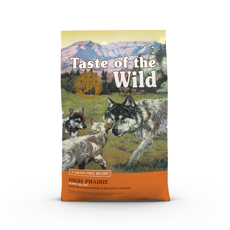 Taste of the Wild High Prairie Puppy Recipe with Roasted Bison and Roasted Venison