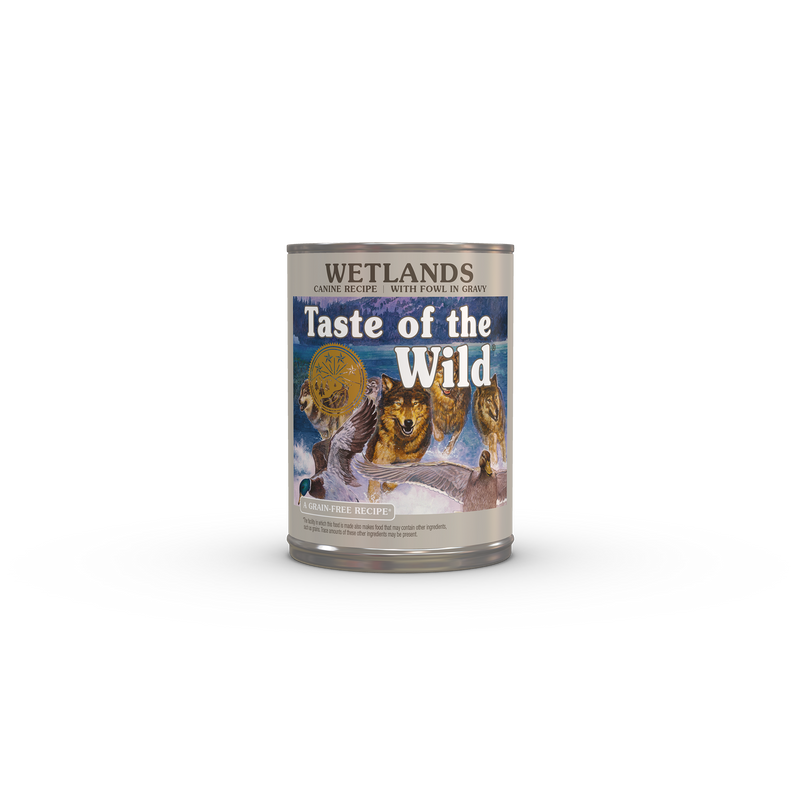 Taste of the Wild Wetlands Canine Recipe with Fowl in Gravy