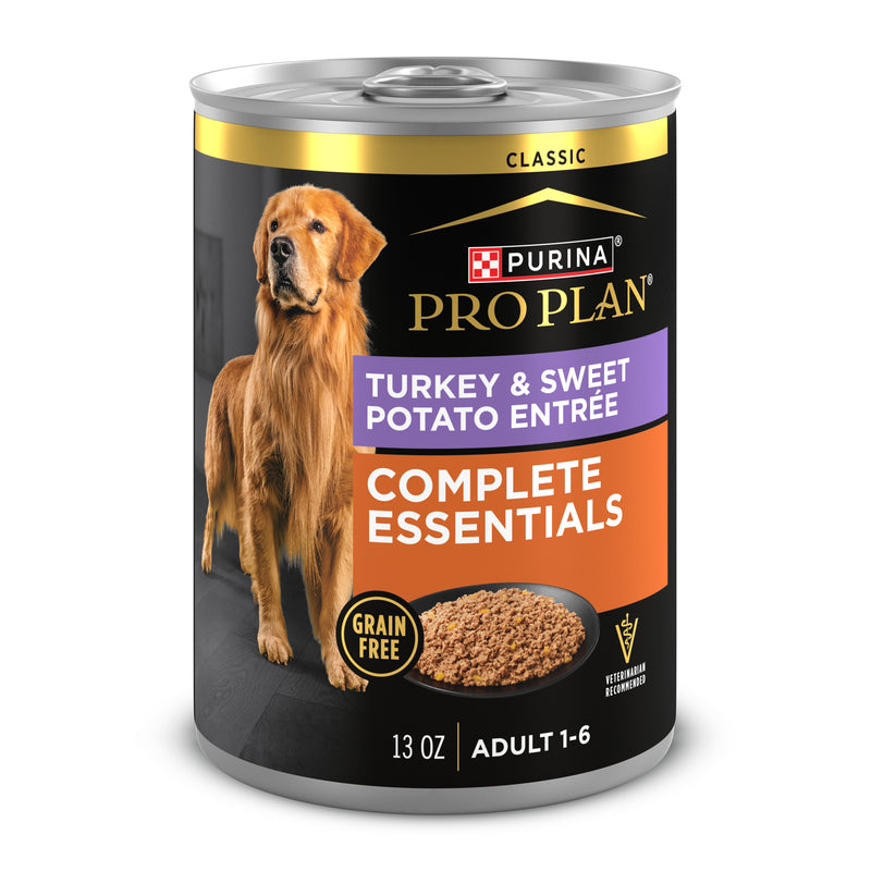 Purina Pro Plan Dog Food, Grain Free Wet Classic Turkey and Sweet Potato Entrée