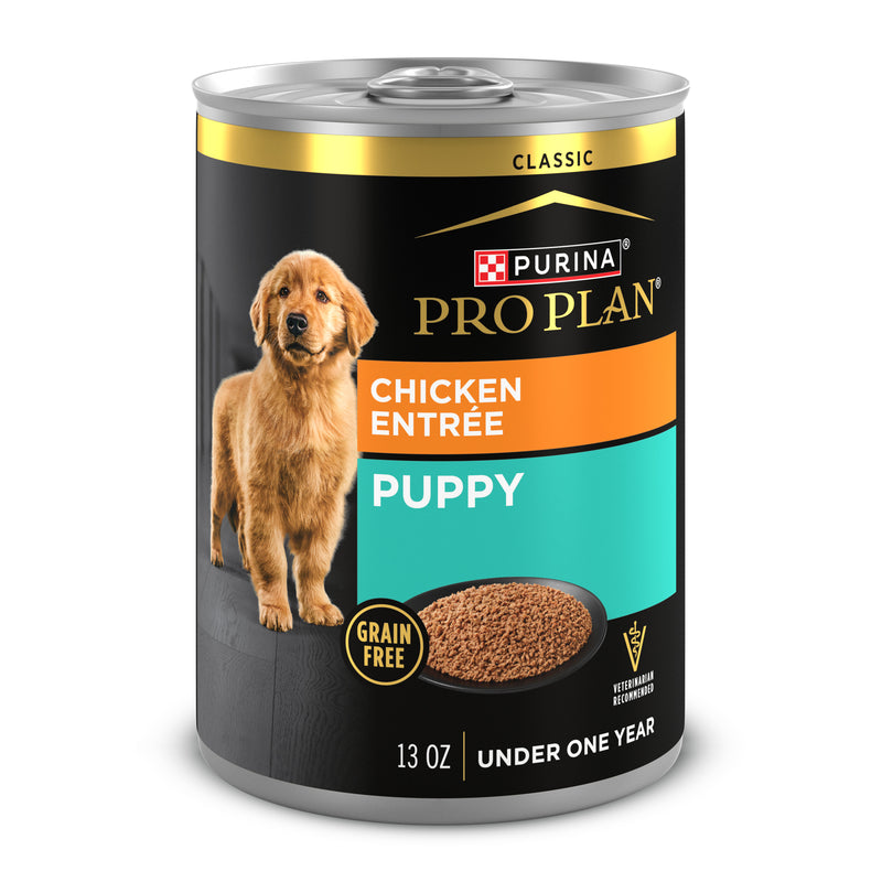 Purina Pro Plan Grain Free Wet Puppy Food, Classic Chicken Entrée