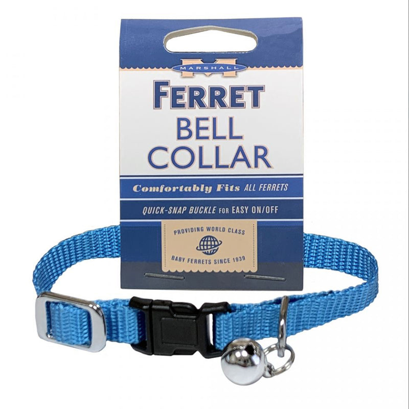Marshall Bell Collar, Blue, Ferret