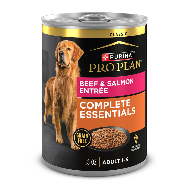 Purina Pro Plan Dog Food Grain Free, Classic Beef and Salmon Entrée