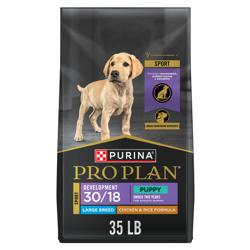 Purina Pro Plan Sport Development Large Breed 30/18 Chicken and Rice High Protein Dog Food Puppy Formula