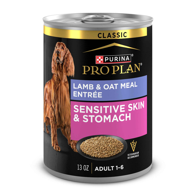 Purina Pro Plan Sensitive Skin and Stomach Dog Food Wet Classic Pate Lamb and Oat Meal Entr̩e