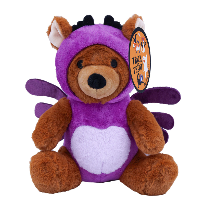 BEAR IN SPIDER COSTUME DOG TOY