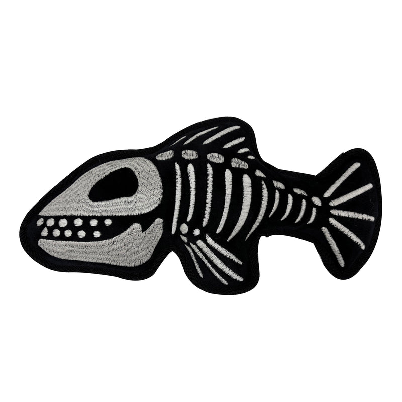 GITD SKELETON FISH DOG TOY