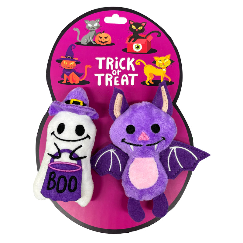 GHOST/BAT CAT TOY 2-PACK