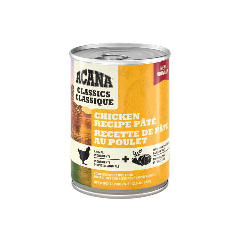 ACANA Classics Pate Wet Dog Food Chicken Recipe Pate, 12.5oz