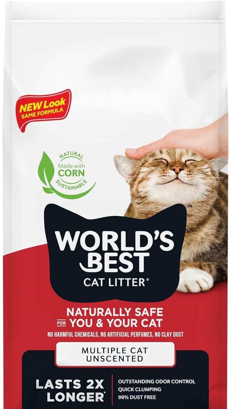 World's Best Multiple Cat Clumping Formula Cat Litter